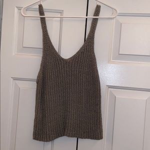 olive green tank top
